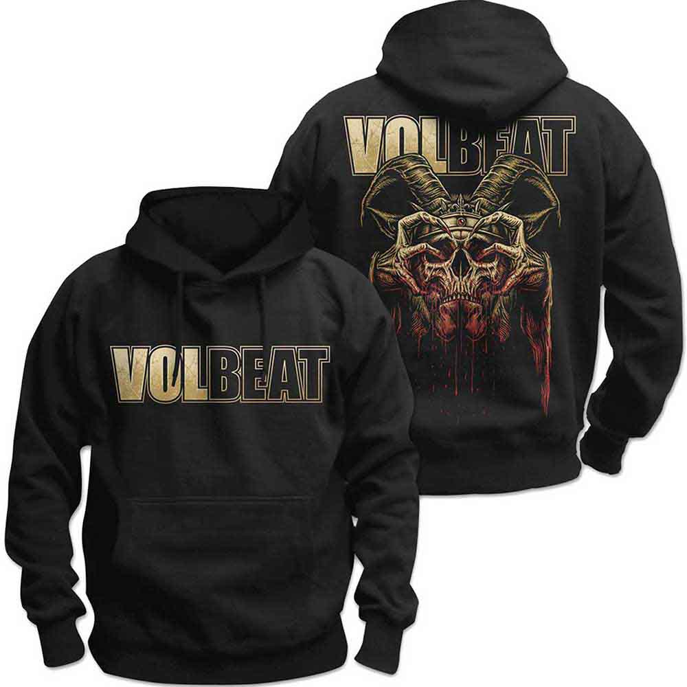 Volbeat -Bleeding Crown Skull Hoodie