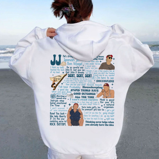 Outer Banks Jj Maybank Saying Lines Version 2 (Only On Back) Hoodie