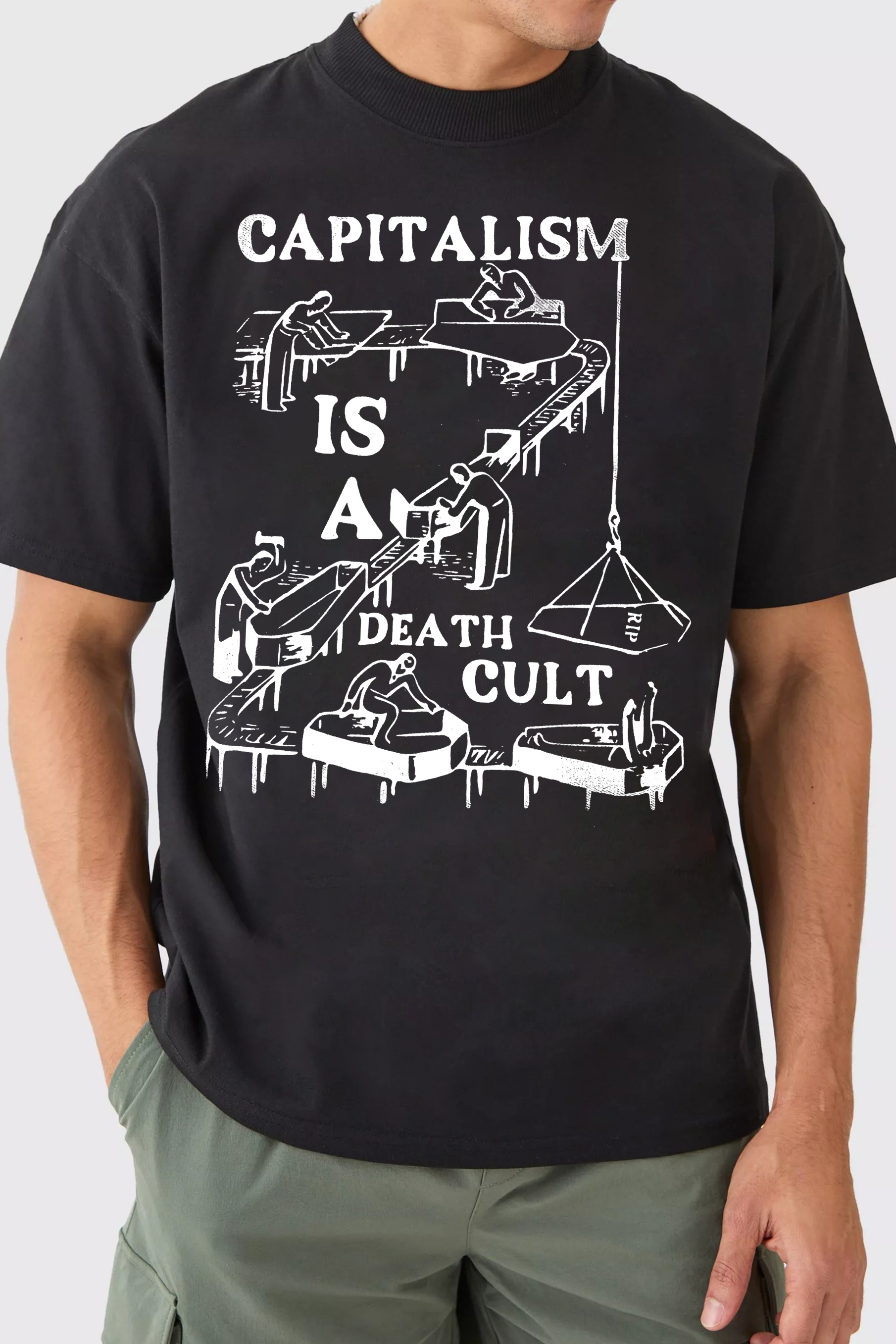 Capitalism Is A Death Cult Unisex Adult T-Shirt