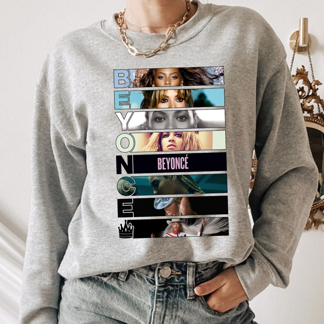 Vintage Beyonce Albums Cover Sweatshirt