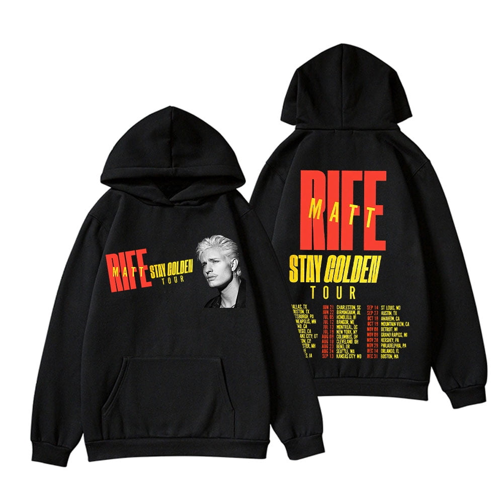 Matt Rife Hoodie Stay Golden Tour 2025 Merch Women Men