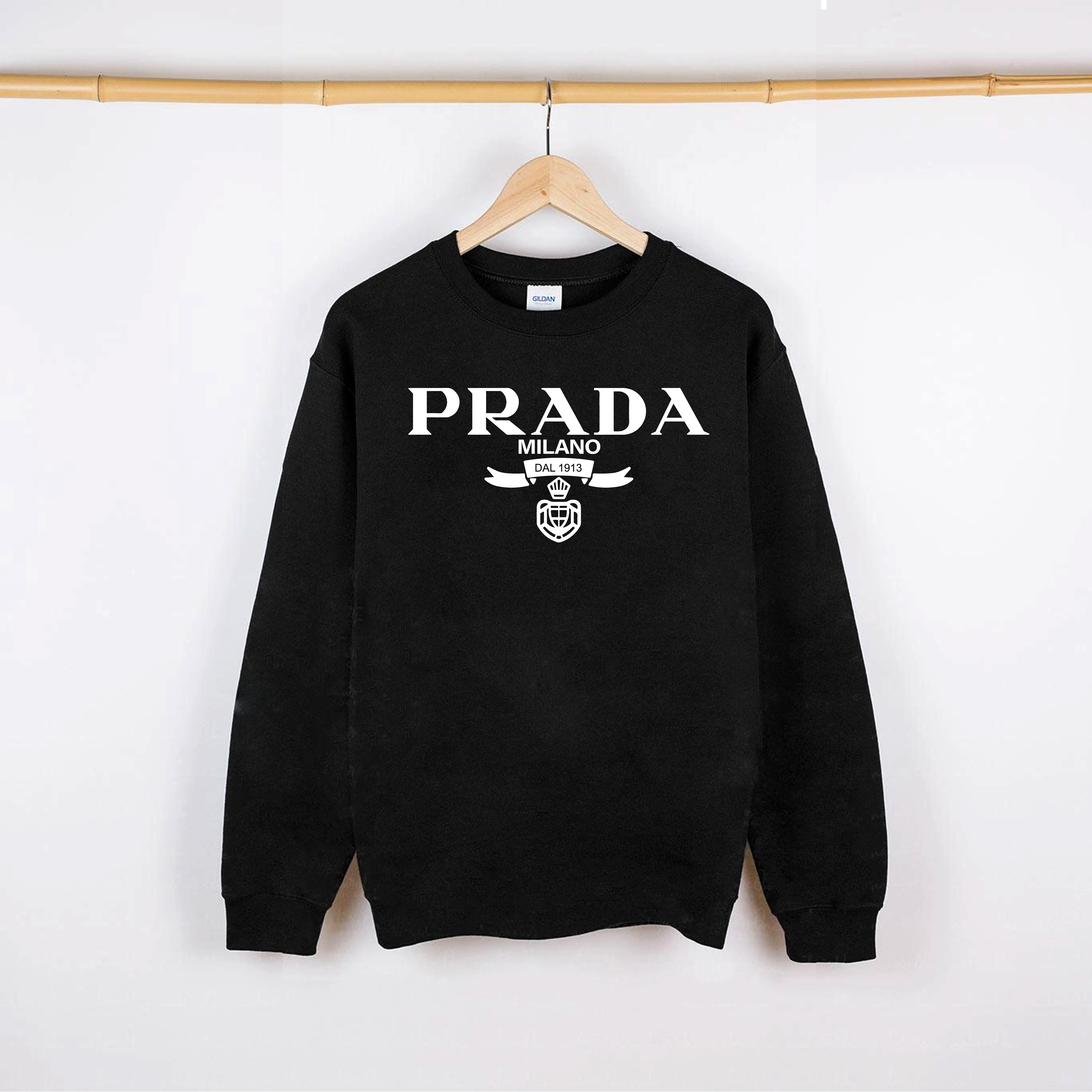 Prada Milano Dal 1913 Sweatshirt, Premium Sweatshirt