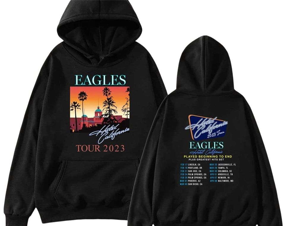 Eagles Hotel California Tour Hoodie