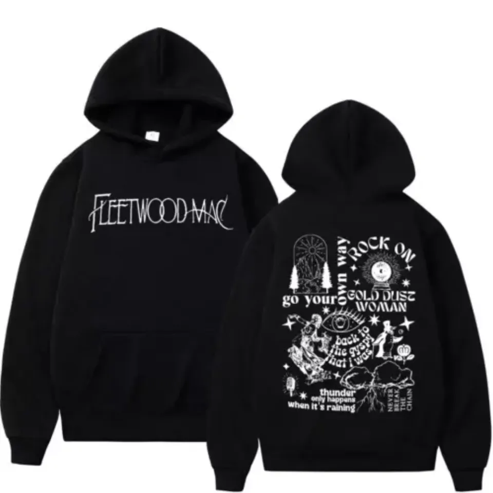 2 Sides Hoodie Music Lover, Fleetwood Mac Band Tour Hoodie, Tour Hoodie