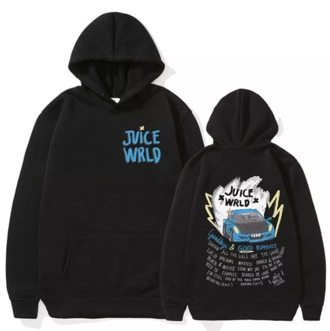 Juice Wrld Hoodie, Hits Song Graphic Hoodie