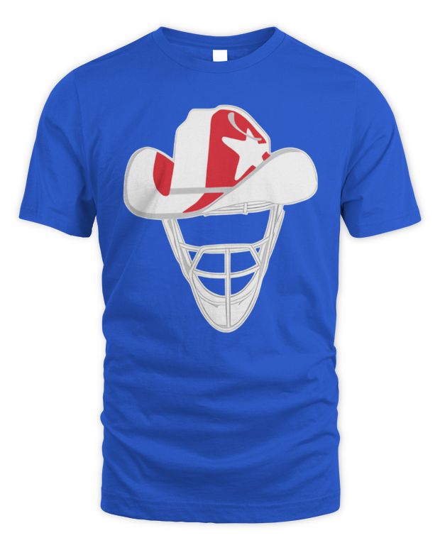 Derek Holland Wearing Texas Gold Lonestar Catchers Headbands Logo Tee Royal – Unisex Standard T-Shirt