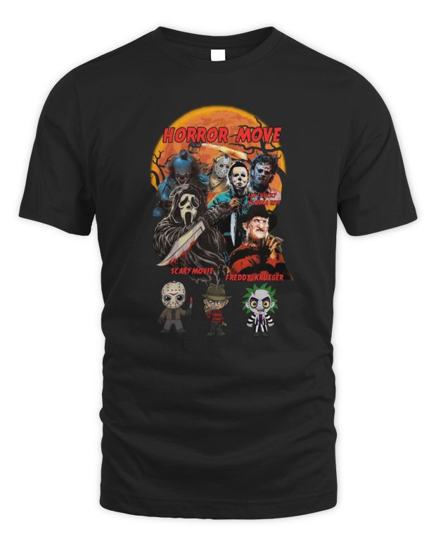 Official Horror Movie Im Chucky Wanna Play Hoodie Black – Unisex Standard T-Shirt