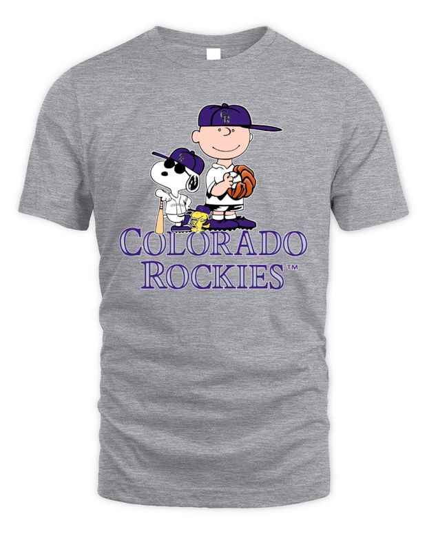 Peanuts Movie Characters Colorado Baseball 2024 Hoodie Sweatshirt – Unisex Standard T-Shirt