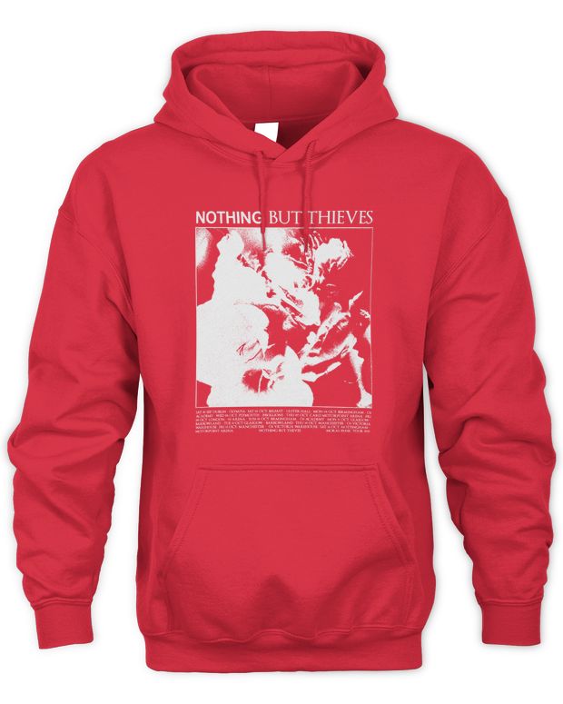 Nothing but Thieves Merch Flowers Tour Shirt - Unisex Hoodie