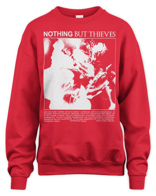 Nothing but Thieves Merch Flowers Tour Shirt - Unisex Sweatshirt