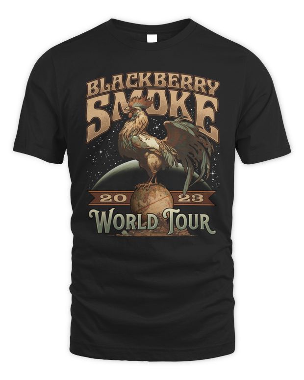 Blackberry Smoke Merchandise 2023 World Tour Shirt - Unisex Standard T-Shirt