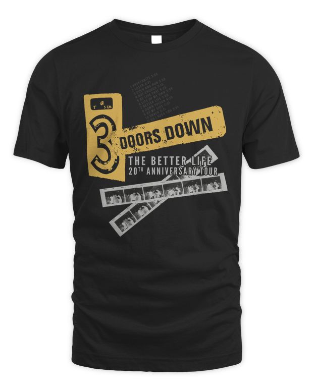 3 Doors Down Merch 20th Anniversary Tour Shirt - Unisex Standard T-Shirt
