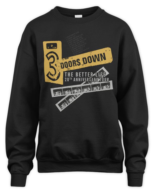 3 Doors Down Merch 20th Anniversary Tour Shirt - Unisex Sweatshirt