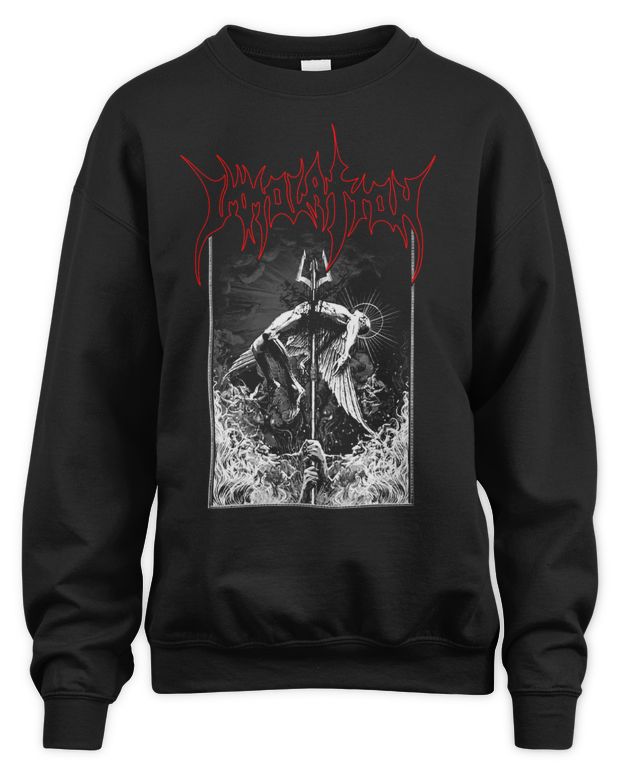 Immolation Merch Trident Design From the Last Atonement Tour Shirt - Unisex Sweatshirt