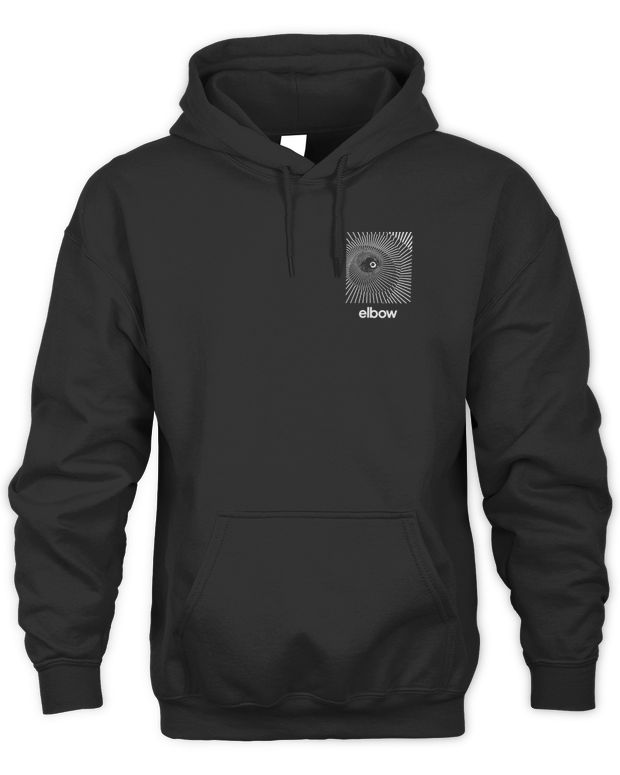 Elbow Merchandise Spiral Audio Vertigo Tour Date Shirt - Unisex Hoodie