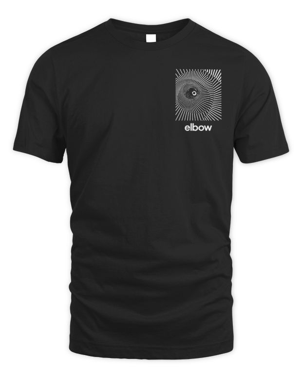 Elbow Merchandise Spiral Audio Vertigo Tour Date Shirt - Unisex Standard T-Shirt
