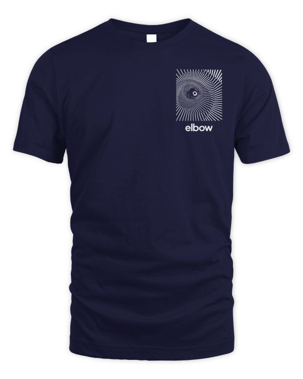 Elbow Merchandise Spiral Audio Vertigo Tour Date Shirt - Unisex Standard T-Shirt