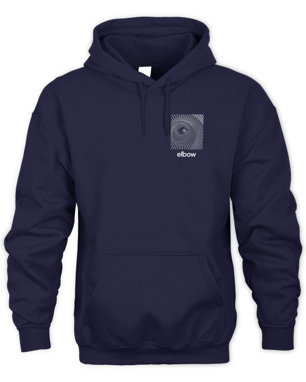 Elbow Merchandise Spiral Audio Vertigo Tour Date Shirt - Unisex Hoodie
