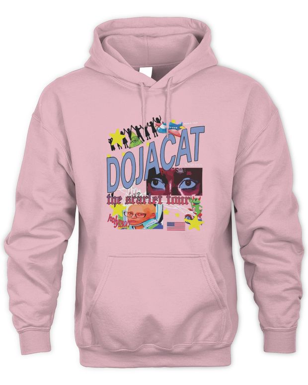 Doja Cat Merch Official The Scarlet Tour Meme Shirt - Unisex Hoodie