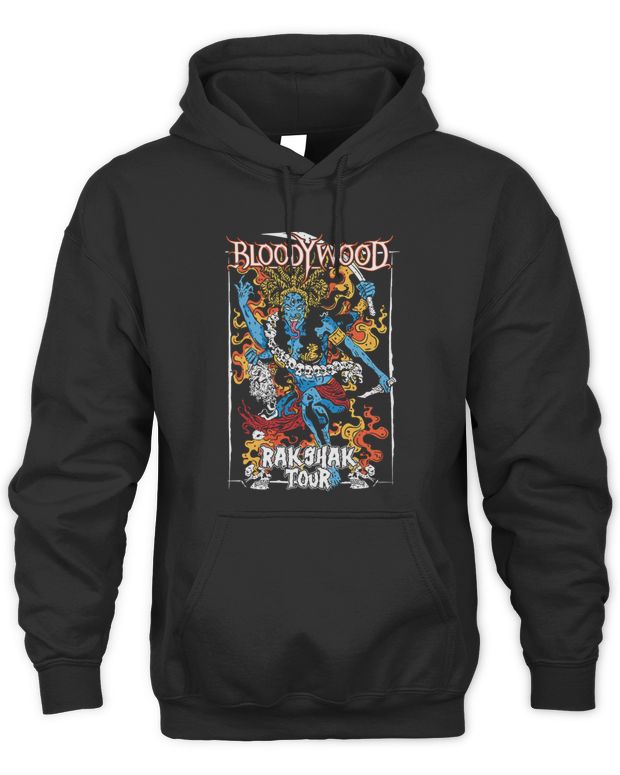 Bloodywood Merch Rakshak Tour 1 Shirt - Unisex Hoodie