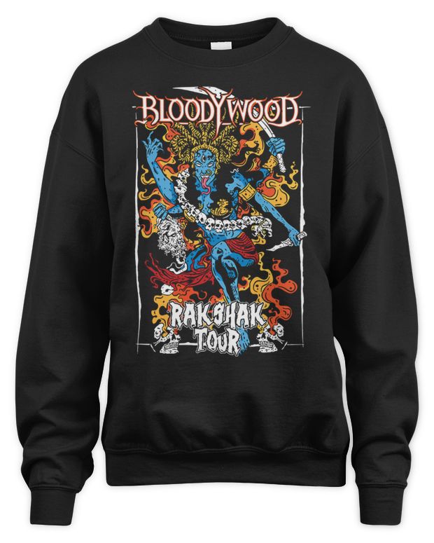 Bloodywood Merch Rakshak Tour 1 Shirt - Unisex Sweatshirt
