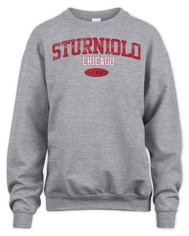 Sturniolo Triplets Merch Let's Trip Chicago Tour Shirt - Unisex Sweatshirt