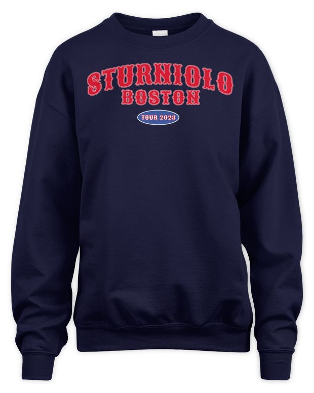 Sturniolo Triplets Merch Let's Trip Boston Tour Shirt - Unisex Sweatshirt