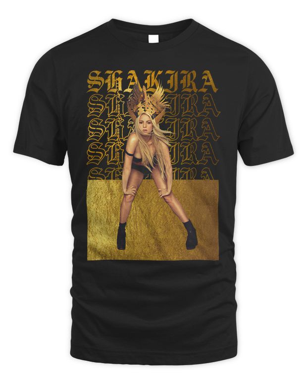 Shakira Merch El Dorado World Tour 2018 T-Shirt - Unisex Standard T-Shirt