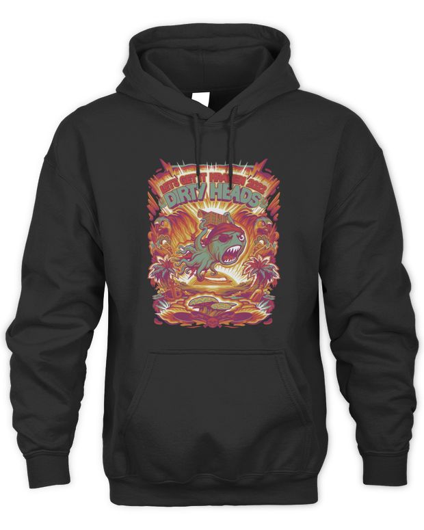 Dirty Heads Merch Let's Get It Kraken 2022 Tour Shirt - Unisex Hoodie