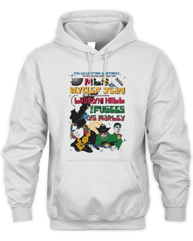 Lauryn Hill Merch Mlh X Fugees X YG Tour Shirt - Unisex Hoodie