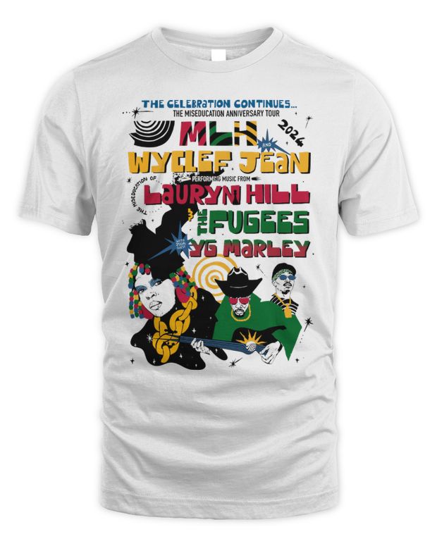 Lauryn Hill Merch Mlh X Fugees X YG Tour Shirt - Unisex Standard T-Shirt