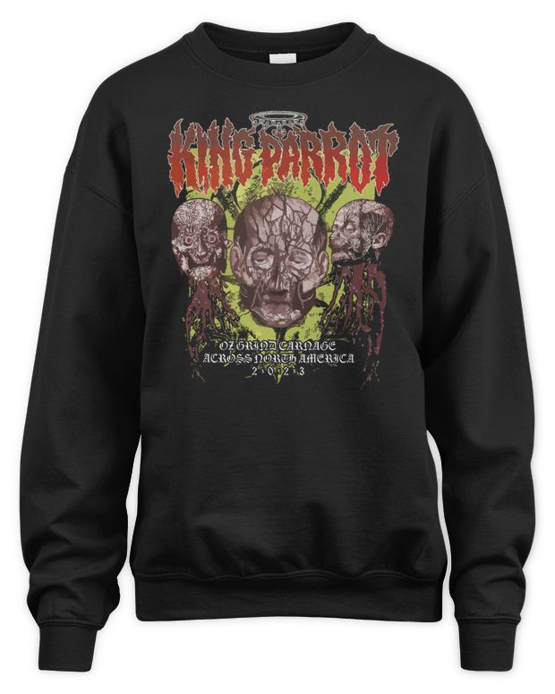 Indie Merch King Parrot Fall 2023 Tour Shirt - Unisex Sweatshirt