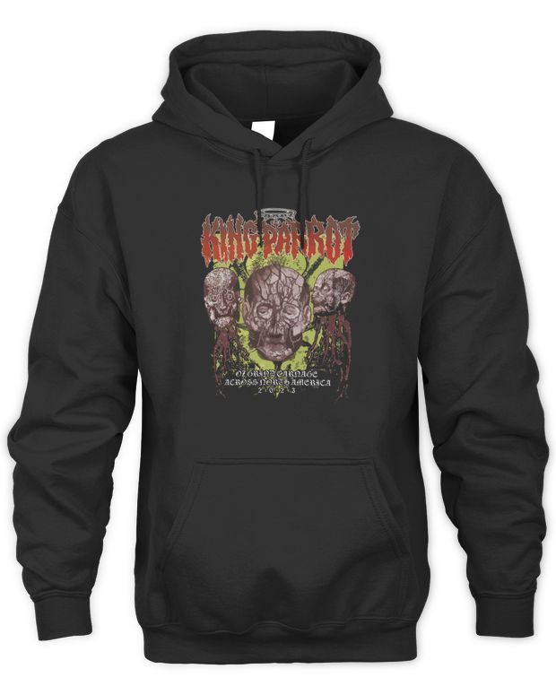 Indie Merch King Parrot Fall 2023 Tour Shirt - Unisex Hoodie