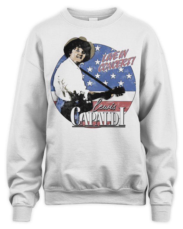 Lewis Capaldi Merch America's Sweetheart Returns Tour Shirt - Unisex Sweatshirt