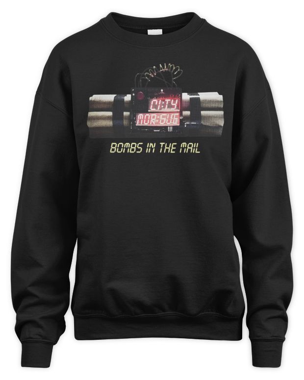 City Morgue Merch Bombs in the Mail Tour Bomb Shirt - Unisex Sweatshirt
