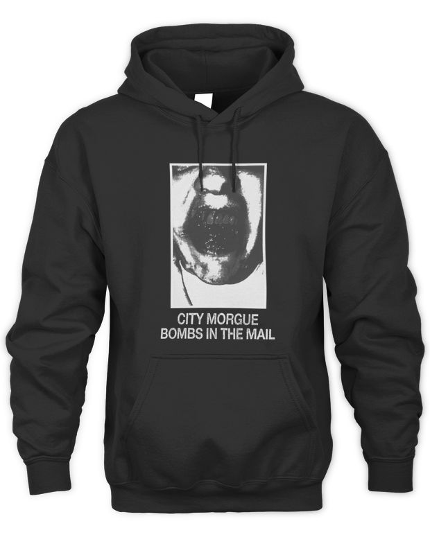 City Morgue Merch Bombs in the Mail Tour Nun Shirt - Unisex Hoodie