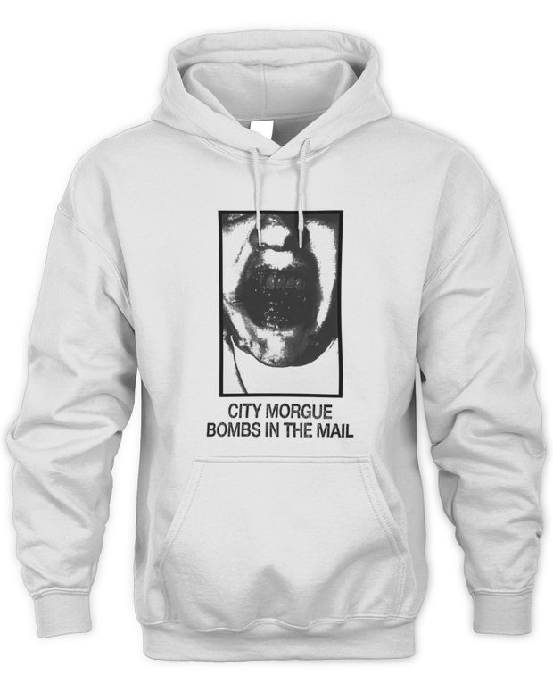 City Morgue Merch Bombs in the Mail Tour Nun Shirt - Unisex Hoodie