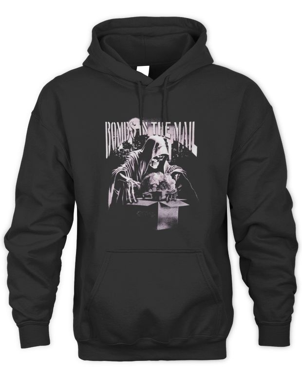 City Morgue Merch Bombs in the Mail Tour Box Shirt - Unisex Hoodie