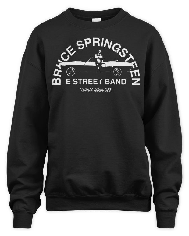 Bruce Springsteen Merch Bruce Springsteen and the E Street Band 2023 World Tour Shirt - Unisex Sweatshirt