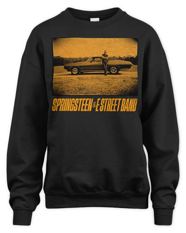 Bruce Springsteen Merch Bruce Springsteen and E Street Band 2023 World Tour Photo Shirt - Unisex Sweatshirt