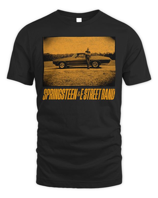 Bruce Springsteen Merch Bruce Springsteen and E Street Band 2023 World Tour Photo Shirt - Unisex Standard T-Shirt