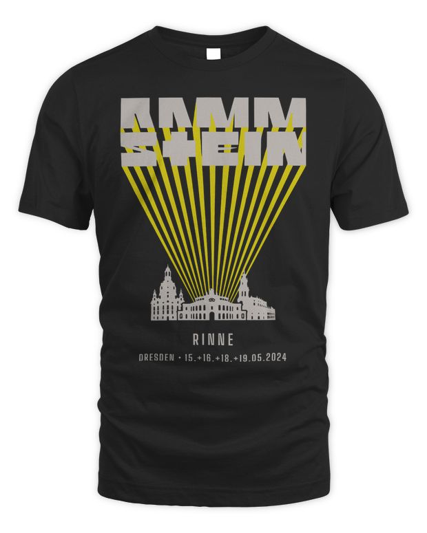 Rammstein Merch Europe Stadium Tour 2024 Dresden Shirt - Unisex Standard T-Shirt