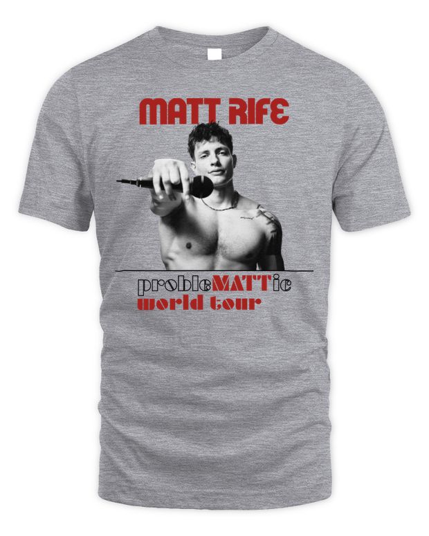 Matt Rife Merchandise Problemattic World Tour Shirt - Unisex Standard T-Shirt