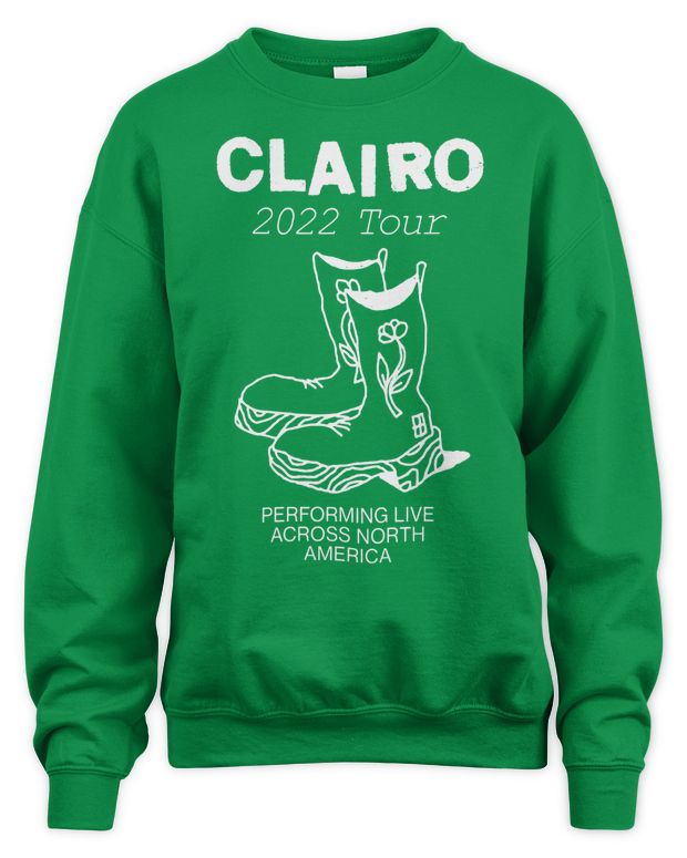 Clairo Merch Boots North American Tour Shirt - Unisex Sweatshirt