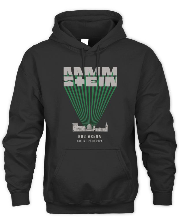 Rammstein Merch Europe Stadium Tour 2024 Dublin Shirt - Unisex Hoodie