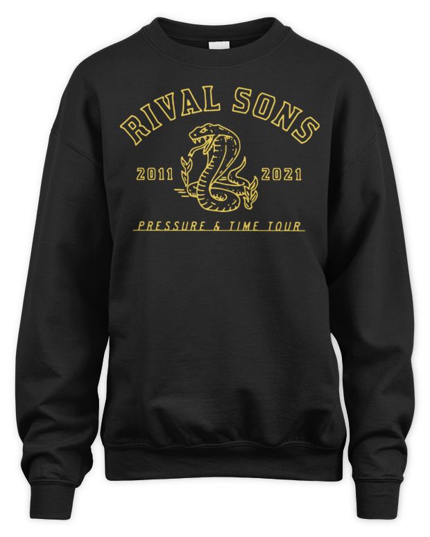 Rival Sons Merch Pressure & Time Cobra Snake Tour Shirt - Unisex Sweatshirt