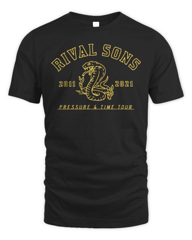 Rival Sons Merch Pressure & Time Cobra Snake Tour Shirt - Unisex Standard T-Shirt
