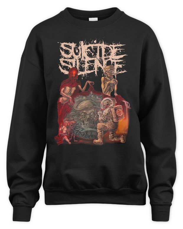 Suicide Silence Merch Rymd Cover Tour Shirt - Unisex Sweatshirt