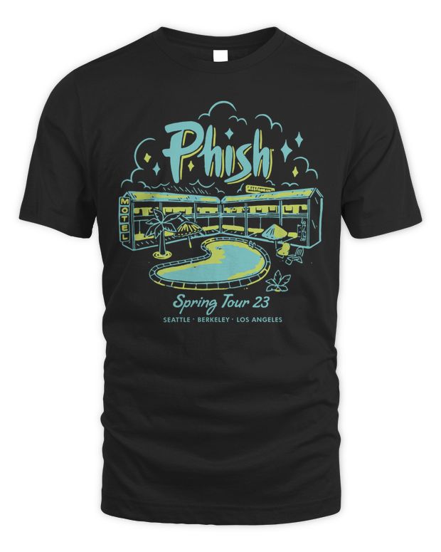 Phish Merch Roadside Motel Spring Tour 2023 Shirt - Unisex Standard T-Shirt