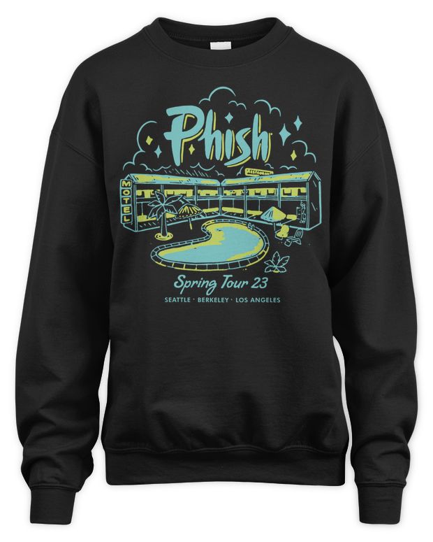 Phish Merch Roadside Motel Spring Tour 2023 Shirt - Unisex Sweatshirt